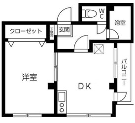 レストハイツの物件間取画像